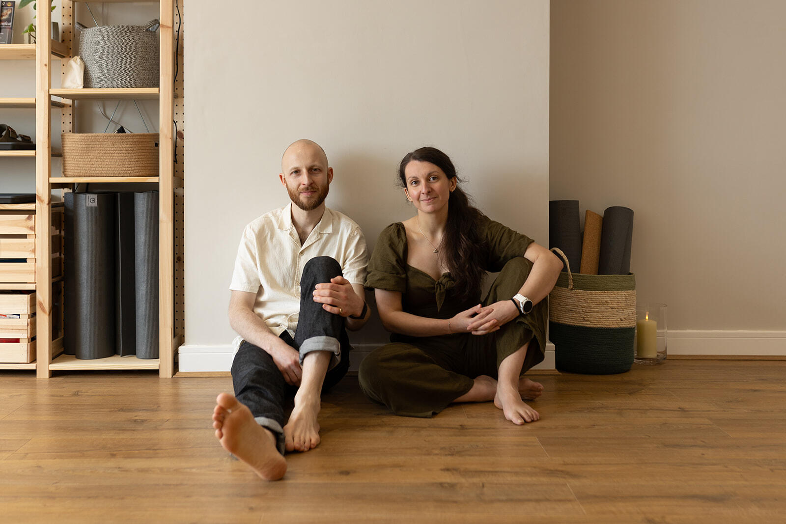 Brownyn and Kevin, the co-founders of Folc